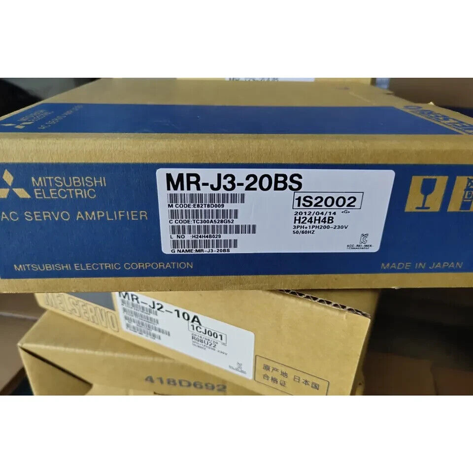 Mitsubishi MR-J3-20BS AC Servo Drive in box, Made in Japan, NEW