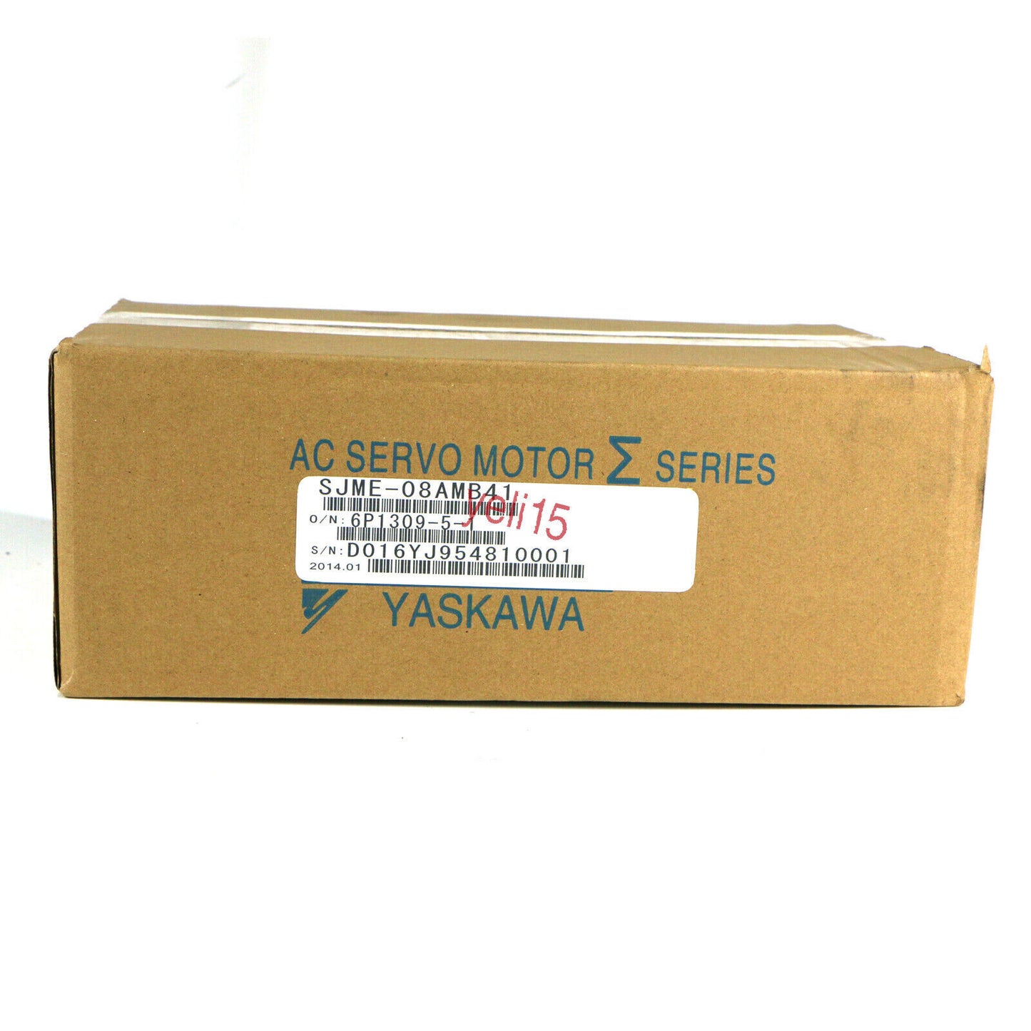 YASKAWA SJME-08AMB41 AC Servo Motor box. New condition, expedited shipping. Industrial automation part.