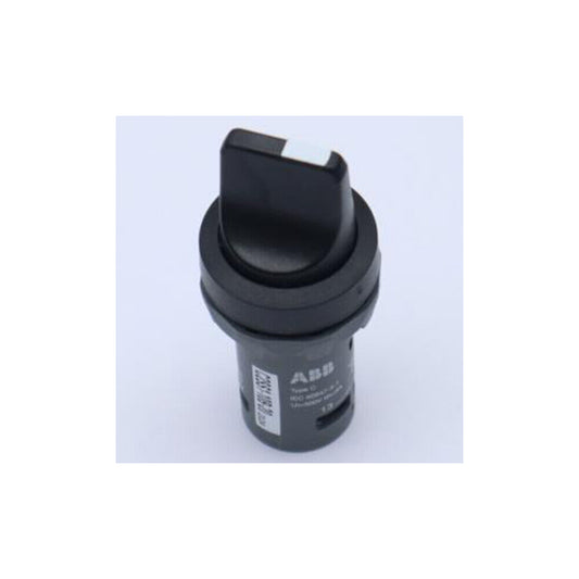 ABB C2SS1-10B-20 PLC component. Black rotary switch with white indicator on a gray body.