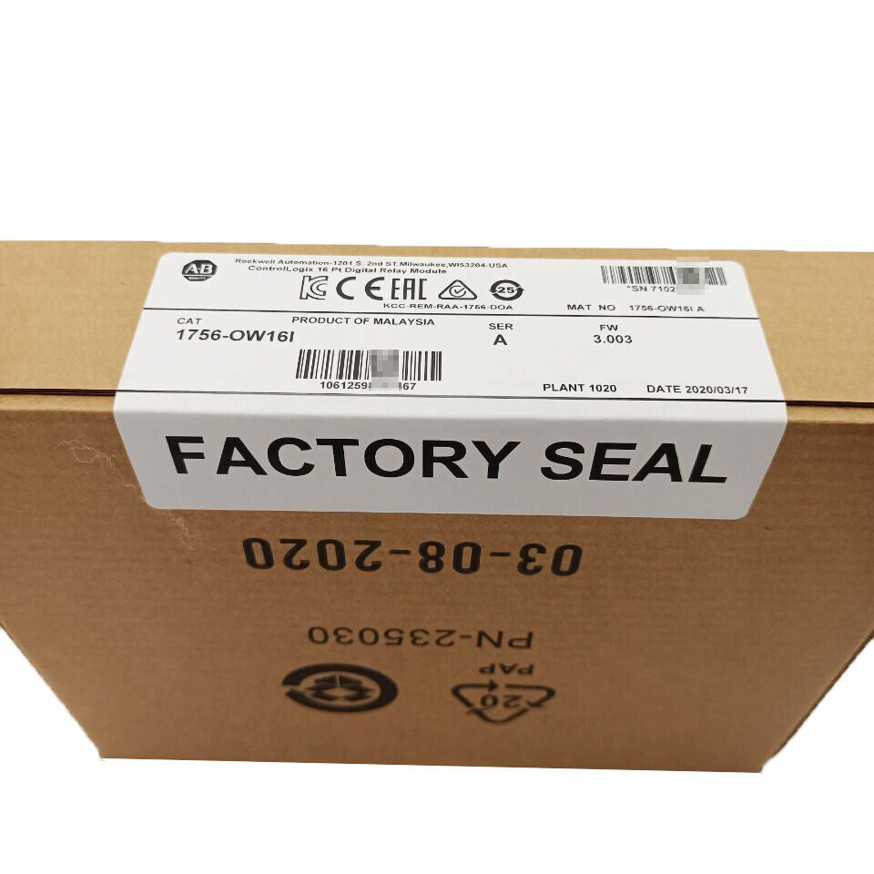 Allen-Bradley 1756-OW16I Factory Sealed ControlLogix Relay Module Box