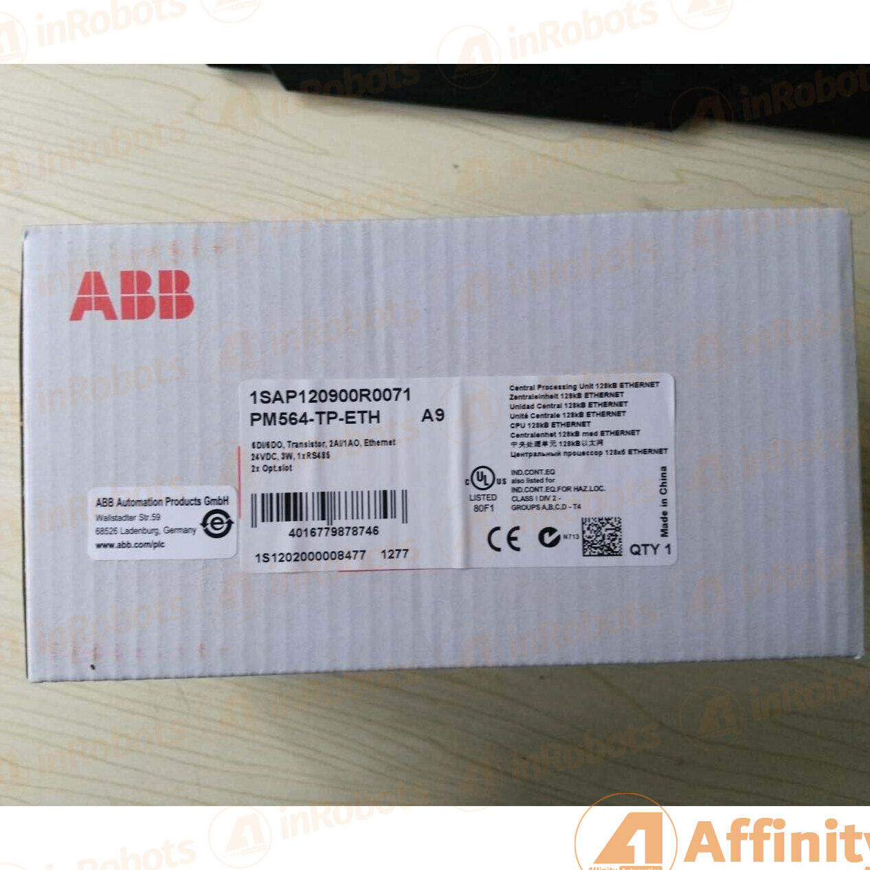 ABB PM564-TP-ETH PLC module, 1SAP120900R0071, industrial automation part, fast shipping.