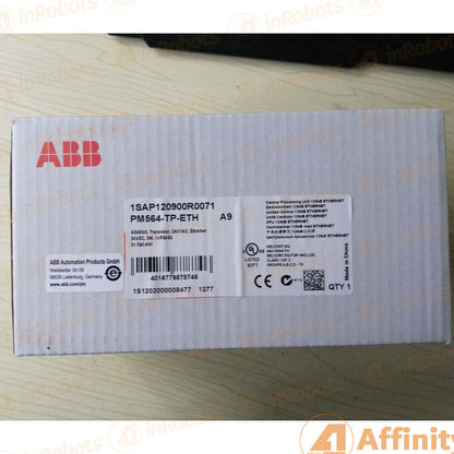 ABB PM564-TP-ETH PLC module, 1SAP120900R0071, industrial automation part, fast shipping.