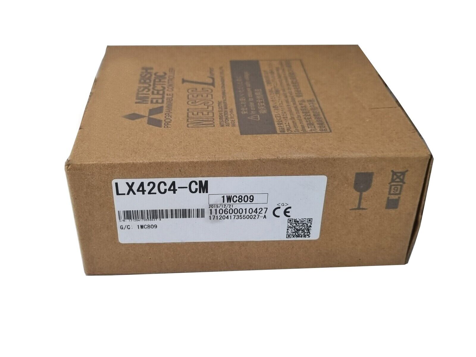 Mitsubishi LX42C4-CM Sealed PLC Module Box, Industrial Automation Equipment