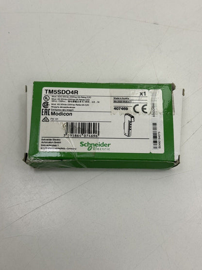 Schneider Electric TM5SDO4R Digital Output Module - Relay Output, Industrial Automation Component