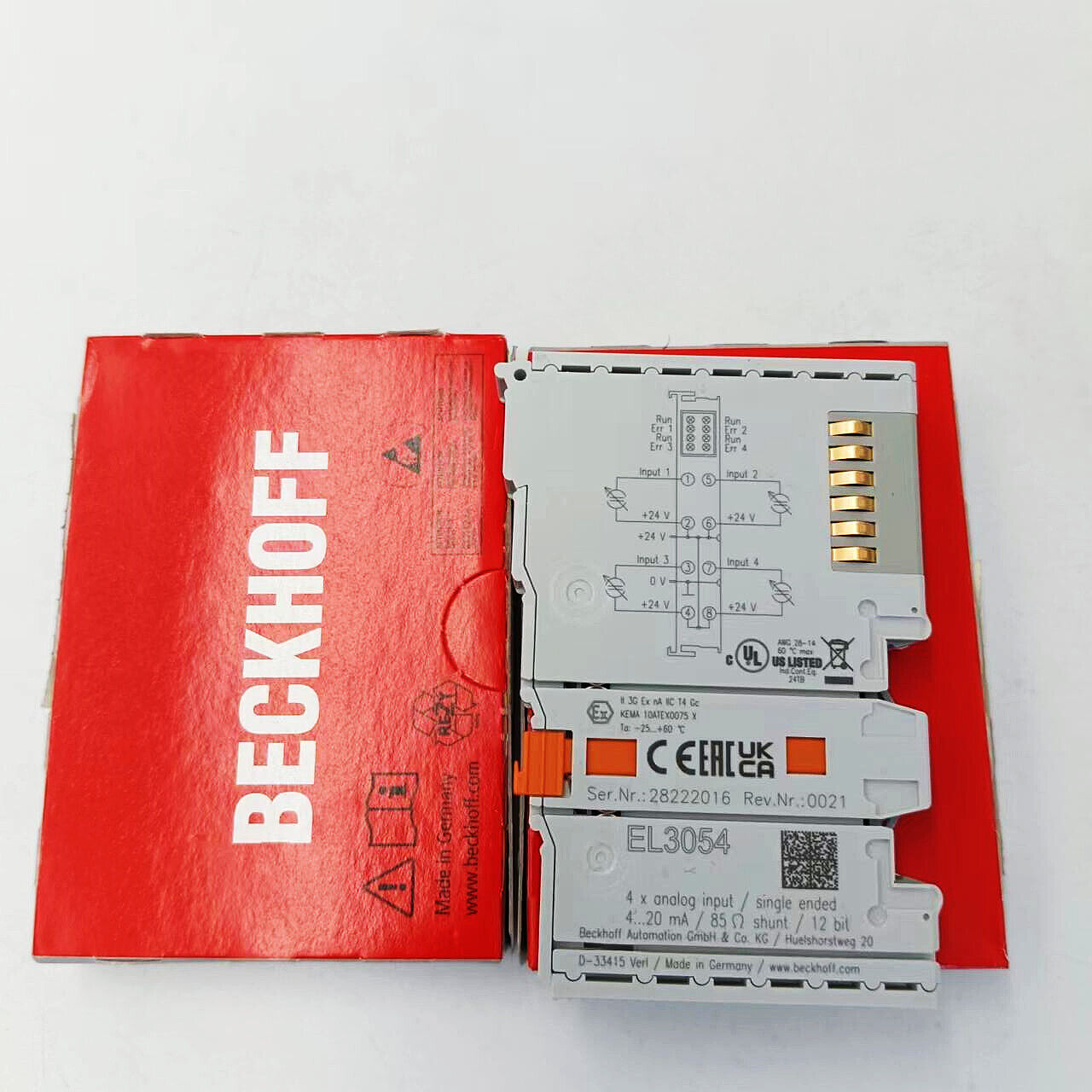 One Beckhoff EL3054 EL 3054 PLC Module New In Box Expedited Shipping TX