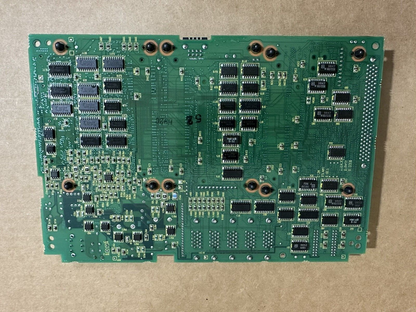 FANUC A20B-8100-0135 Main Board PCB. Green circuit board with electronic components, automation part.