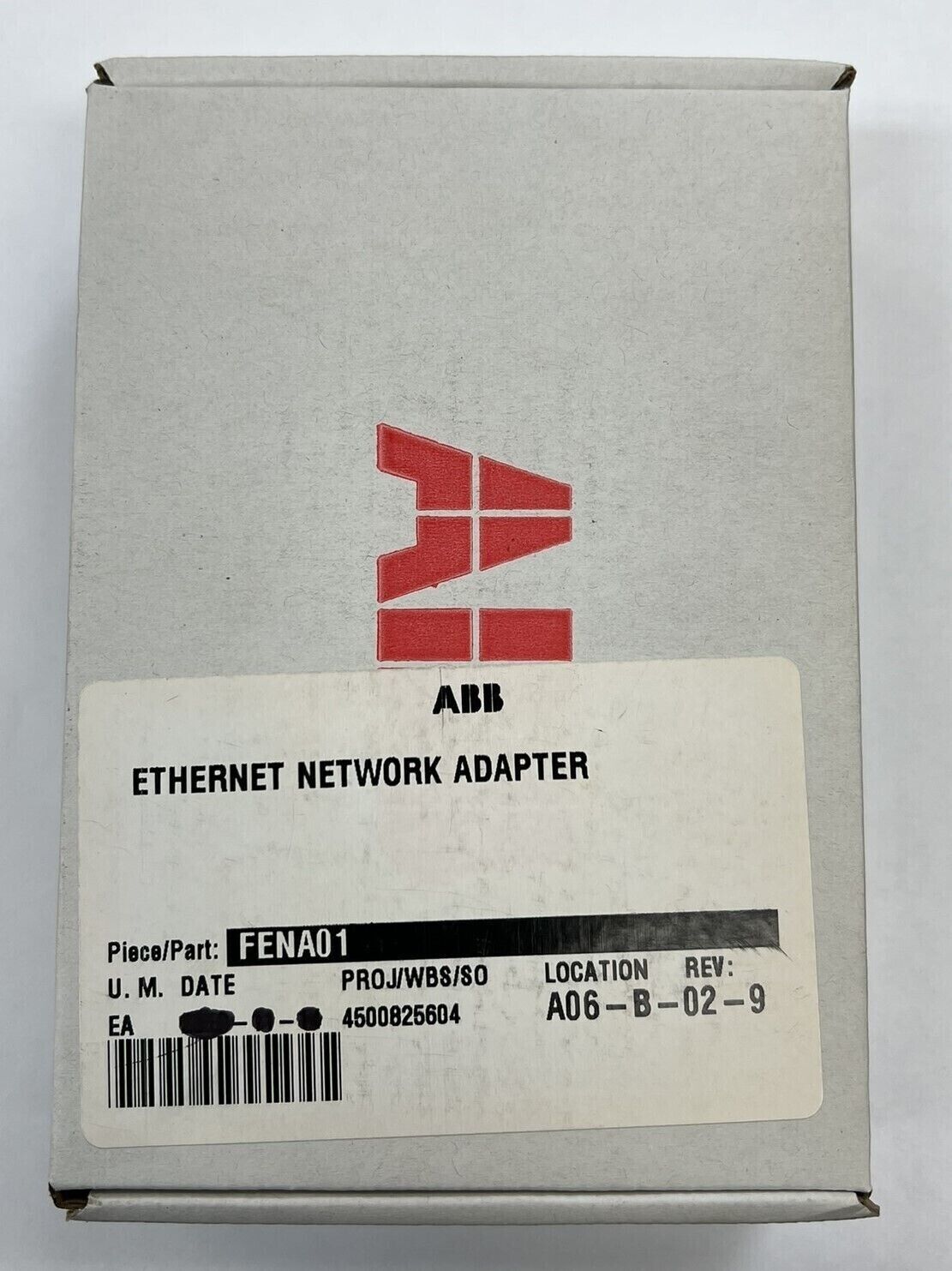 ABB FENA-01 Ethernet Network Adapter box. Industrial automation I/O module.