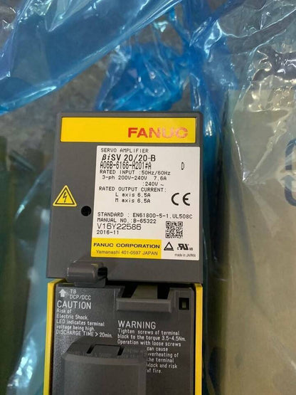 FANUC BiSV 20/20-B Servo Amplifier A06B-6166-H201#A, industrial automation part, new in box