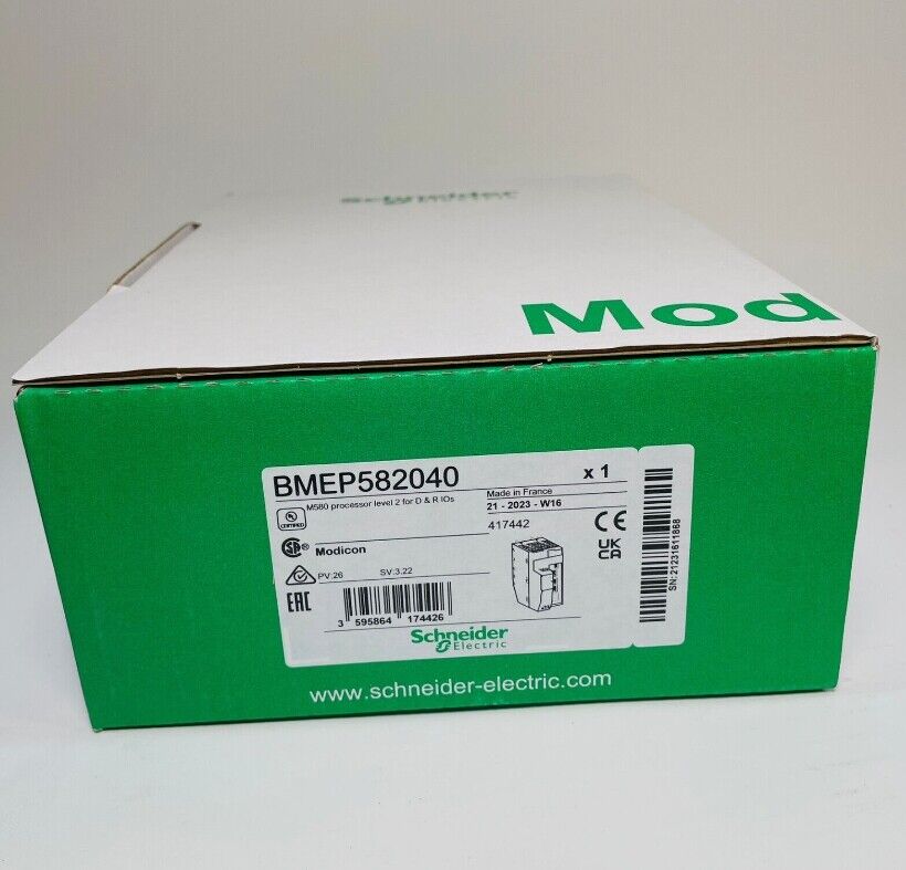 Schneider Electric BMEP582040 PLC Module, new industrial automation part