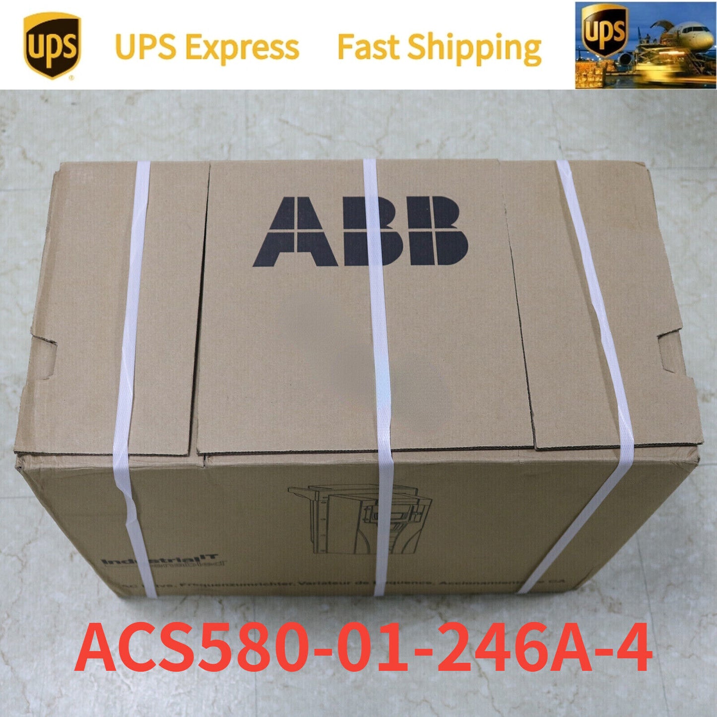 ABB ACS580-01-246A-4 Inverter Box with Fast Shipping via UPS.