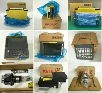FANUC Servo Drive and Industrial Automation Parts in Packaging
