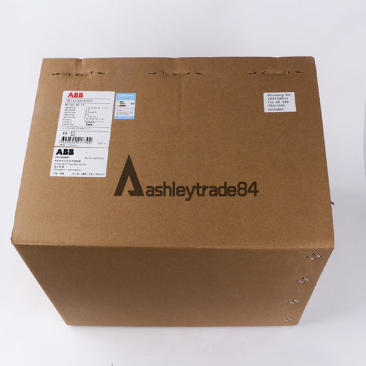 ABB AF750-30-11 AC Contactor Box - Product Packaging with Specifications and Mounting Kit Information