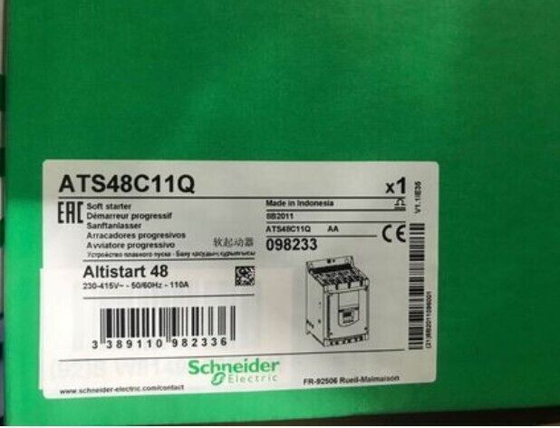 Schneider Electric ATS48C11Q soft starter, new industrial automation component, 230-415V, US Stock.