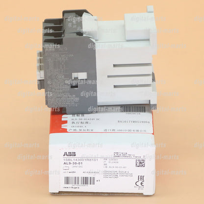 ABB AL9-30-01 DC Contactor with 24VDC, black and white, industrial automation component, product detail