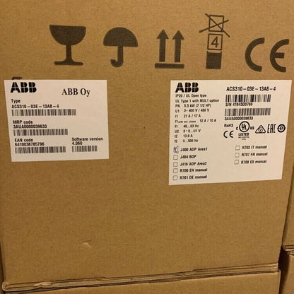PLC | ABB | ACS310-03E-13A8-4 Inverter Drive New in Box Fast Shipping