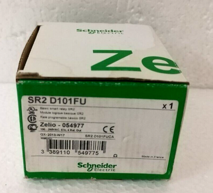 Schneider SR2D101FU Compact Smart Relay, Zelio Logic, 10 I/O, 100...240 V AC