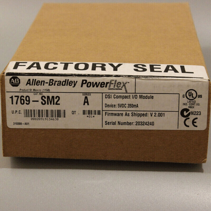 New Factory Sealed AB 1769-SM2 SER A Compact I/O DSI/Modbus Module 1769SM2