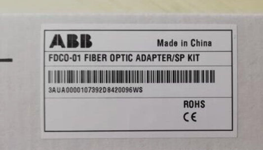 ABB FDCO-01 Fiber Optic Adapter/SP Kit, Made in China, Industrial Automation PLC Module