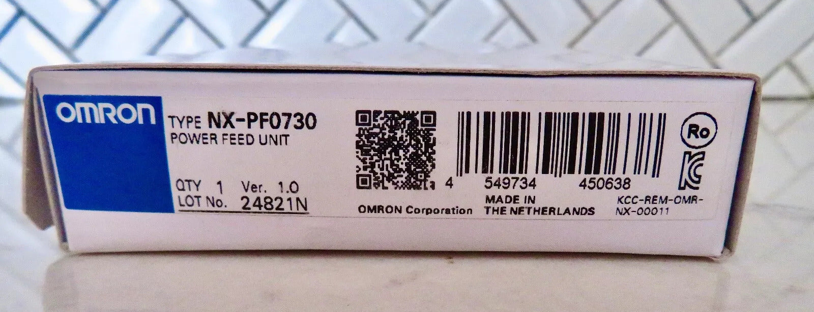 Omron NX-PF0730 Power Feed Unit box, PLC Module, expedited shipping available