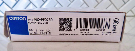 Omron NX-PF0730 Power Feed Unit box, PLC Module, expedited shipping available