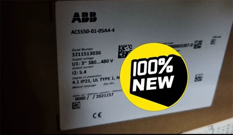 ABB ACS550-01-05A4-4 VFD 2.2KW Drive - New