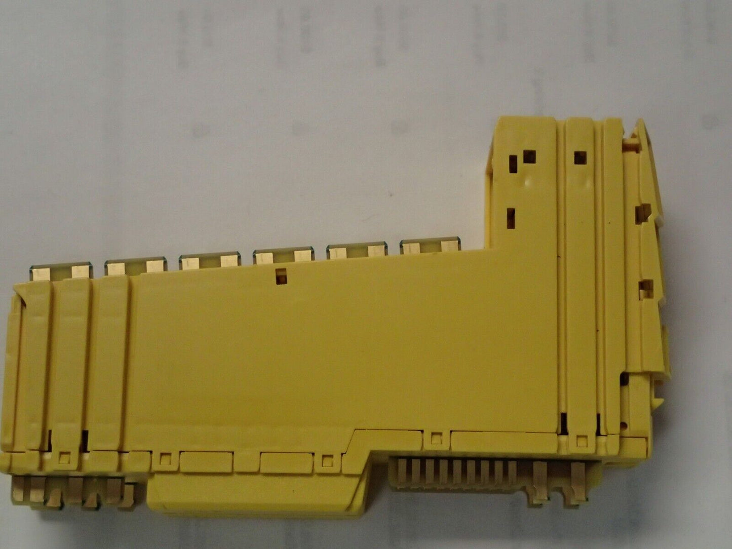B&R X20SLX910 Automation Module Base, Yellow plastic I/O module, industrial automation part.