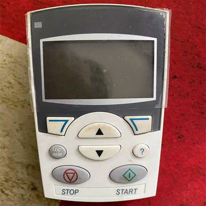 ABB DCS-CP-P Keypad Control Panel, with LCD display, START and STOP buttons.