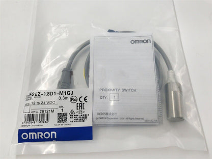 Omron E2EZ-X8D1-M1GJ Inductive Proximity Sensor 12-24VDC, new condition, product packaging