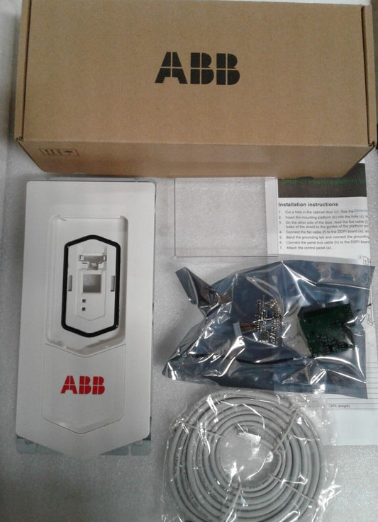 ABB DPMP-01 Control Panel Mounting Platform Kit - New in Box, includes cables and installation instructions