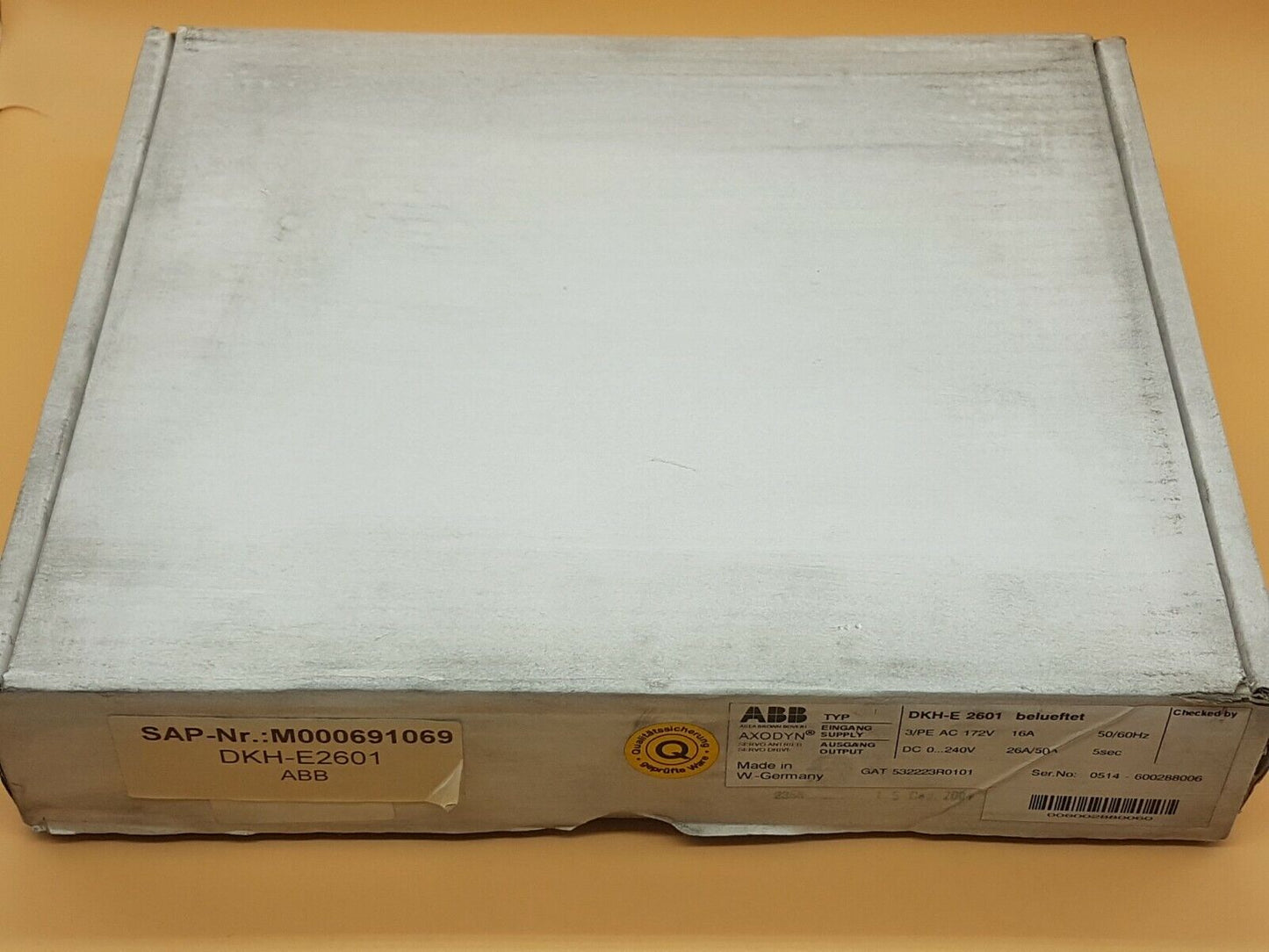 PLC | ABB | AXODYN DKH-E 2601 SERVO DRIVE DKH-E2601