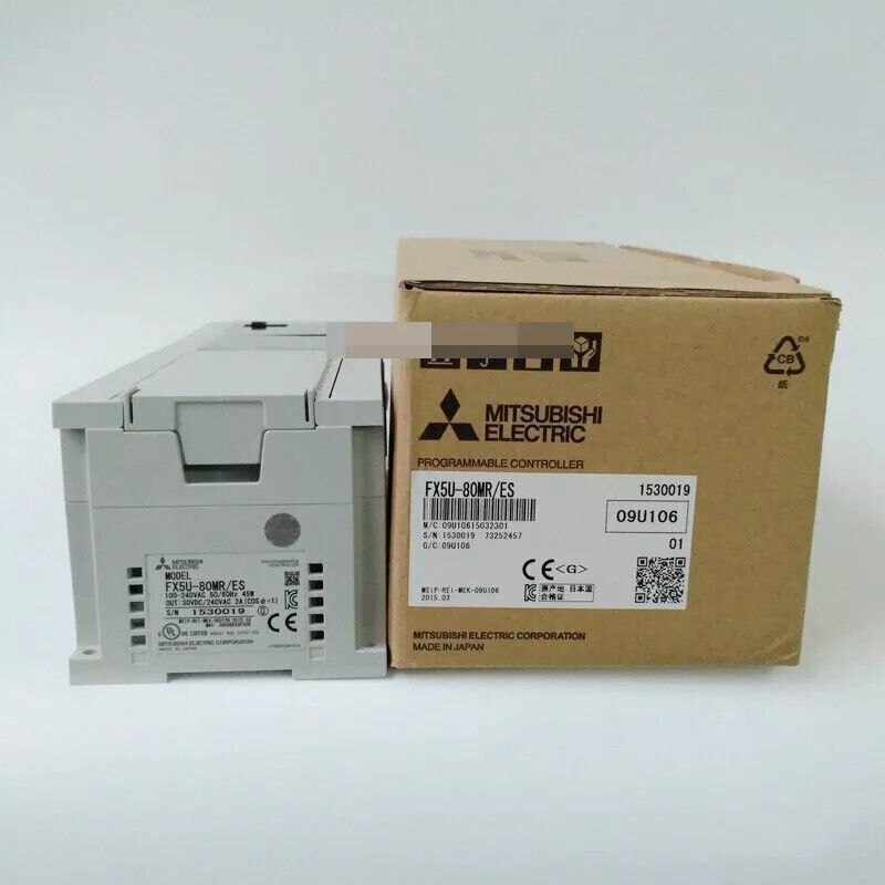 Mitsubishi FX5U-80MR/ES PLC Programmable Controller, New, Industrial Automation Equipment