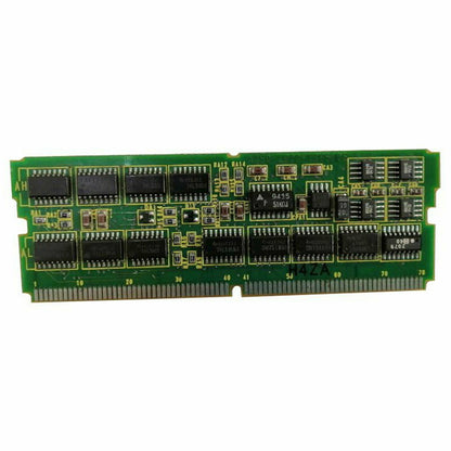 FANUC A20B-2900-0380 PLC circuit board, green PCB with integrated components like chips and ICs, industrial automation part.