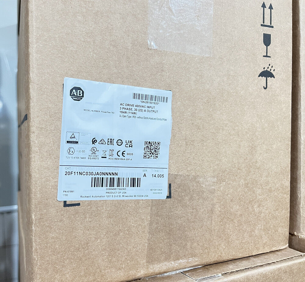 Allen-Bradley Powerflex 753 15kw AC Drive 20F11NC030JA0NNNNN NEW IN BOX