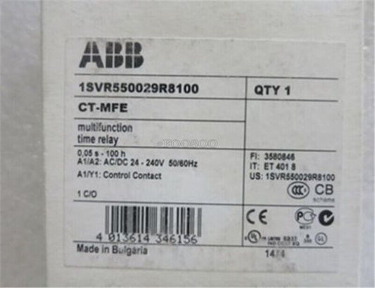 ABB CT-MFE multifunction time relay, model 1SVR550029R8100, Control Contact, Bulgaria