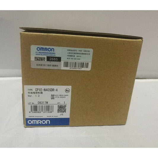 New Omron CP1E-N40SDR-A PLC Module in box, industrial automation part, Expedited Shipping