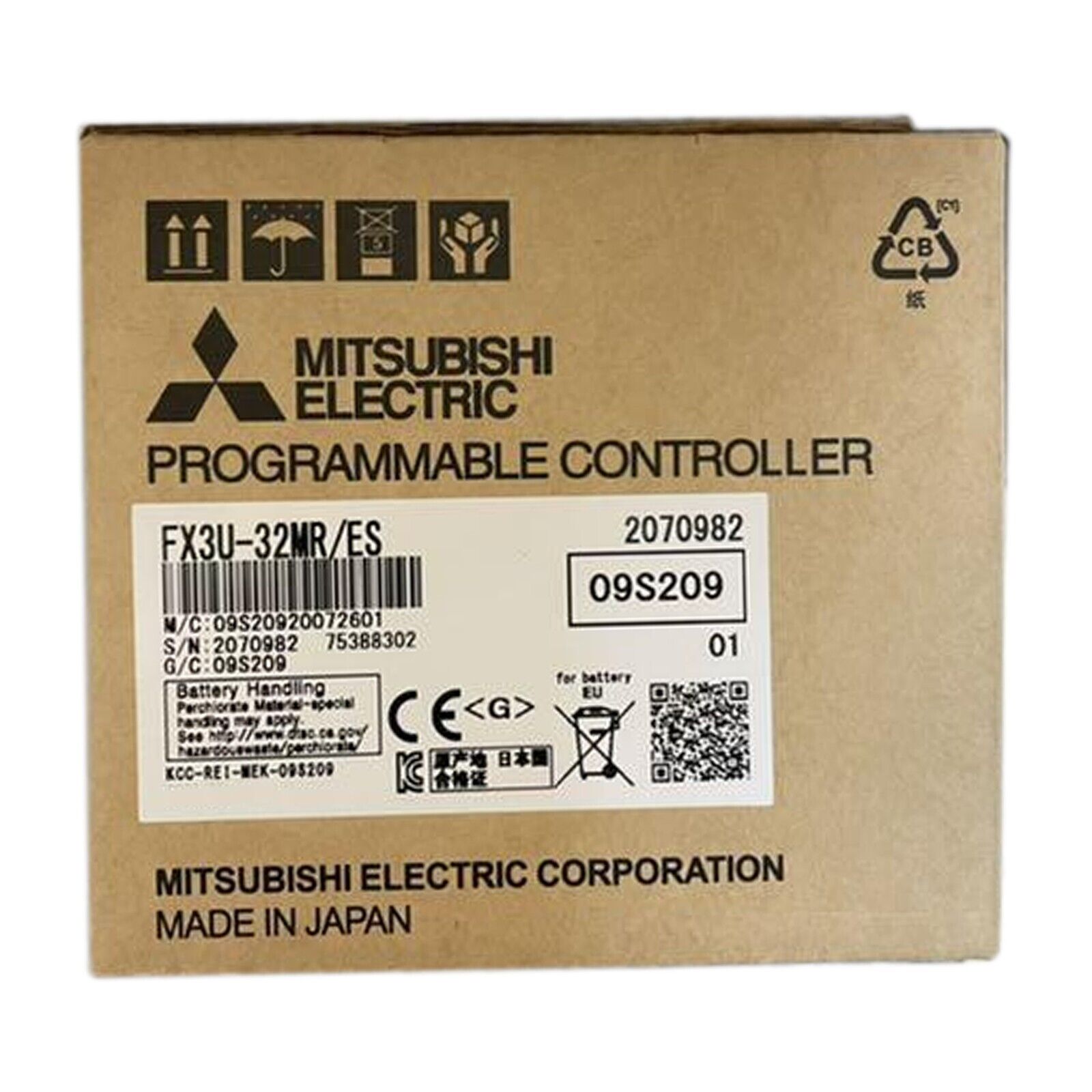Mitsubishi FX3U-32MR/ES CPU Module Box