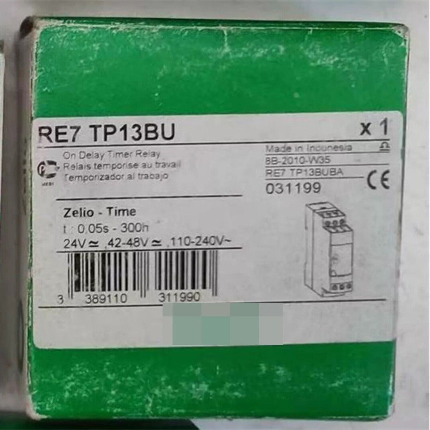 RE7TP13BU Brand New Schneider Time Relay RE7TP13BU New in Box Fast Shipping