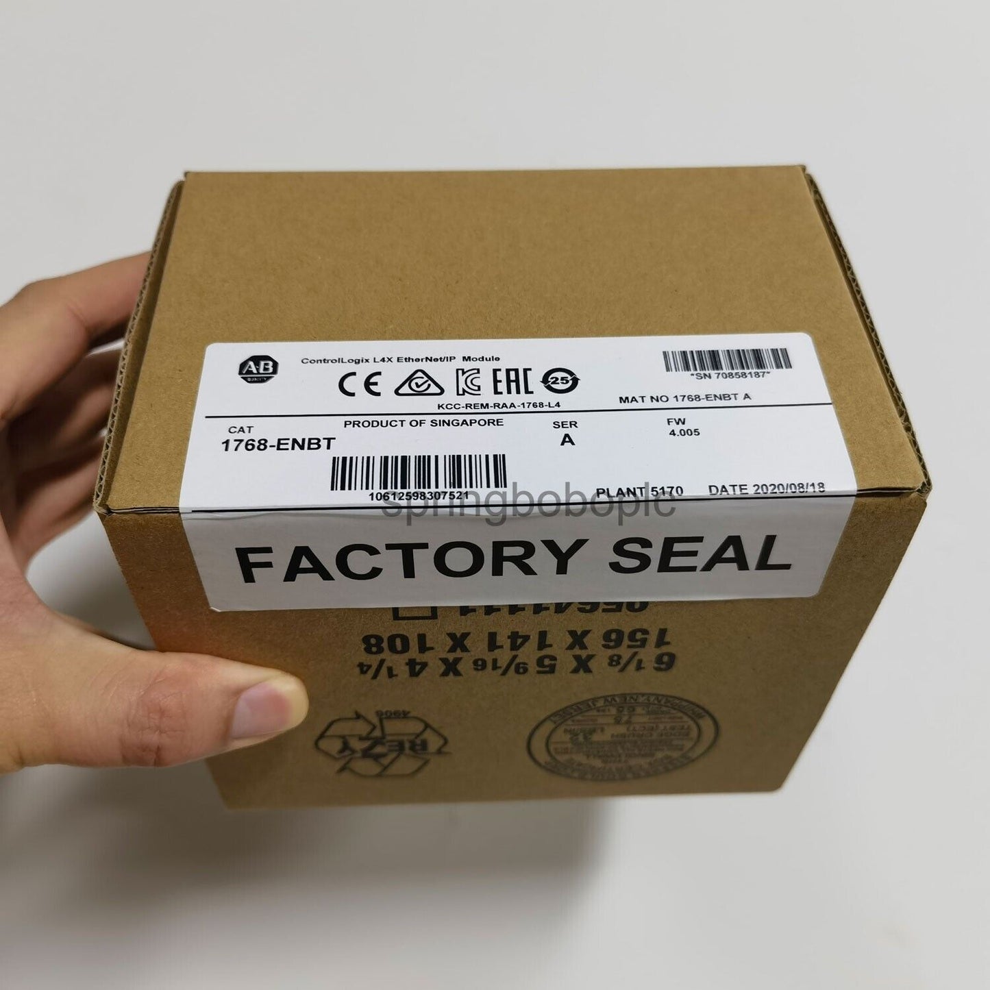 New Factory Sealed AB 1768-ENBT SER A EtherNet/IP Communication Module ! AB