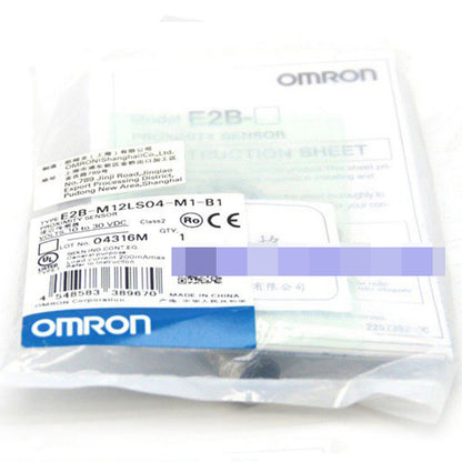 Omron E2B-M12LS04-M1-B1 proximity sensor packaging, new condition, fast shipping