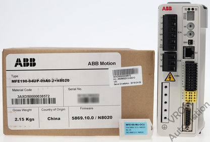 ABB MFE190-04UP-09A0-2+N8020 MicroFlex e190 Drive, China, 2.15 Kgs