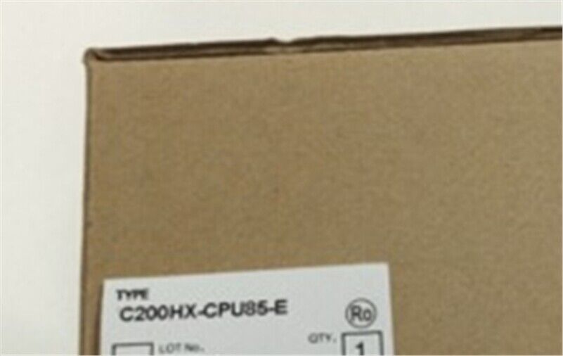 Omron C200HX-CPU85-E PLC in original packaging, industrial automation part