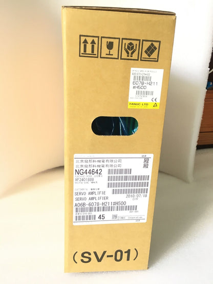 FANUC A06B-6078-H211#H500 Spindle Amplifier Module in Brown Box