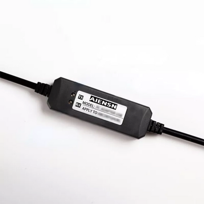 AIENSN PC adapter cable for ABB AC800M PLC, black cable with label, industrial automation part