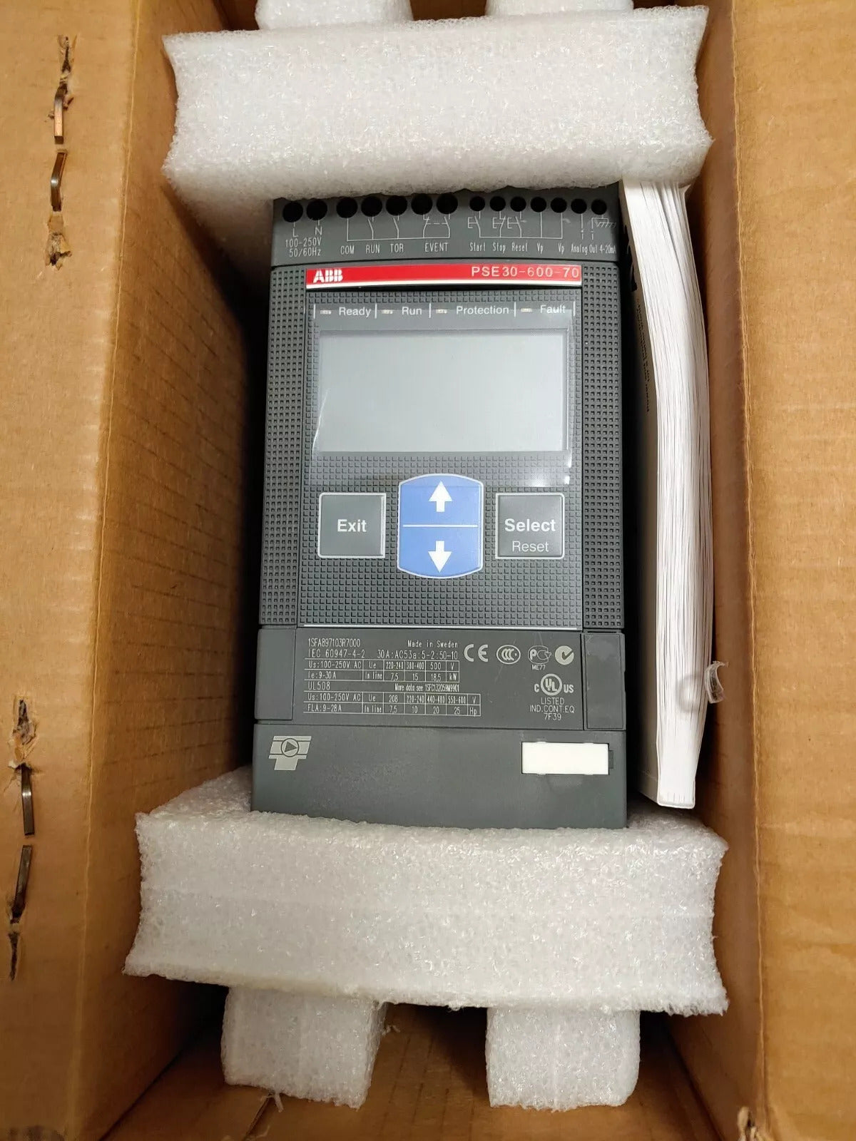 ABB PSE30-600-70 Soft Starter in Box - New Industrial Automation Part