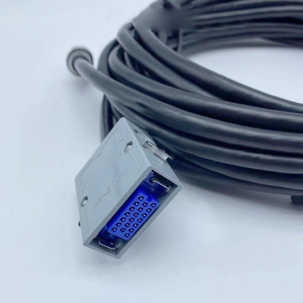 Fanuc Robot Teacher Control Cable 10m with MR-20LW connector, black cable