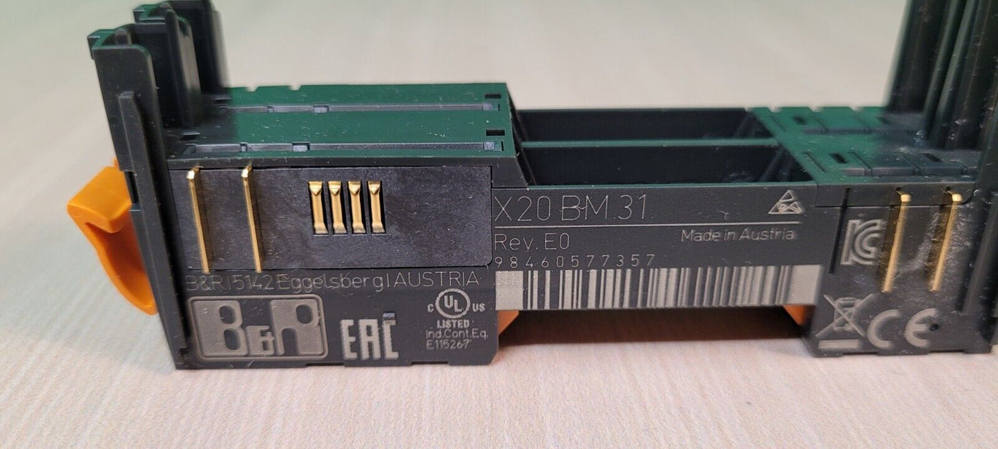 Backplane Module | B&R | X20BM31 Bus module for double-width I/O modules NEW IN BOX US SELLER