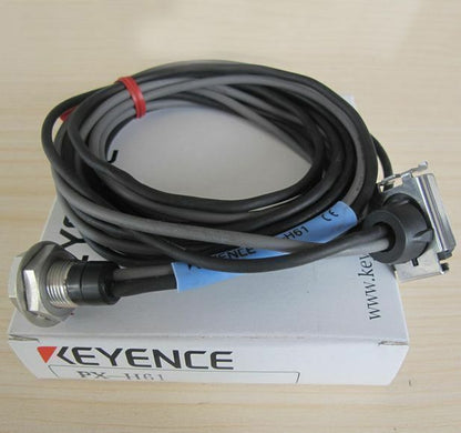 Keyence PX-H61 sensor with cable and connectors, new in box for industrial automation.