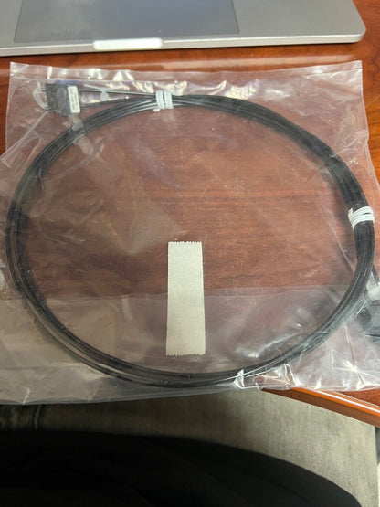 New FANUC A66L-6001-0023 SERVO OPTICAL FIBER cable in sealed bag, industrial automation PLC component.