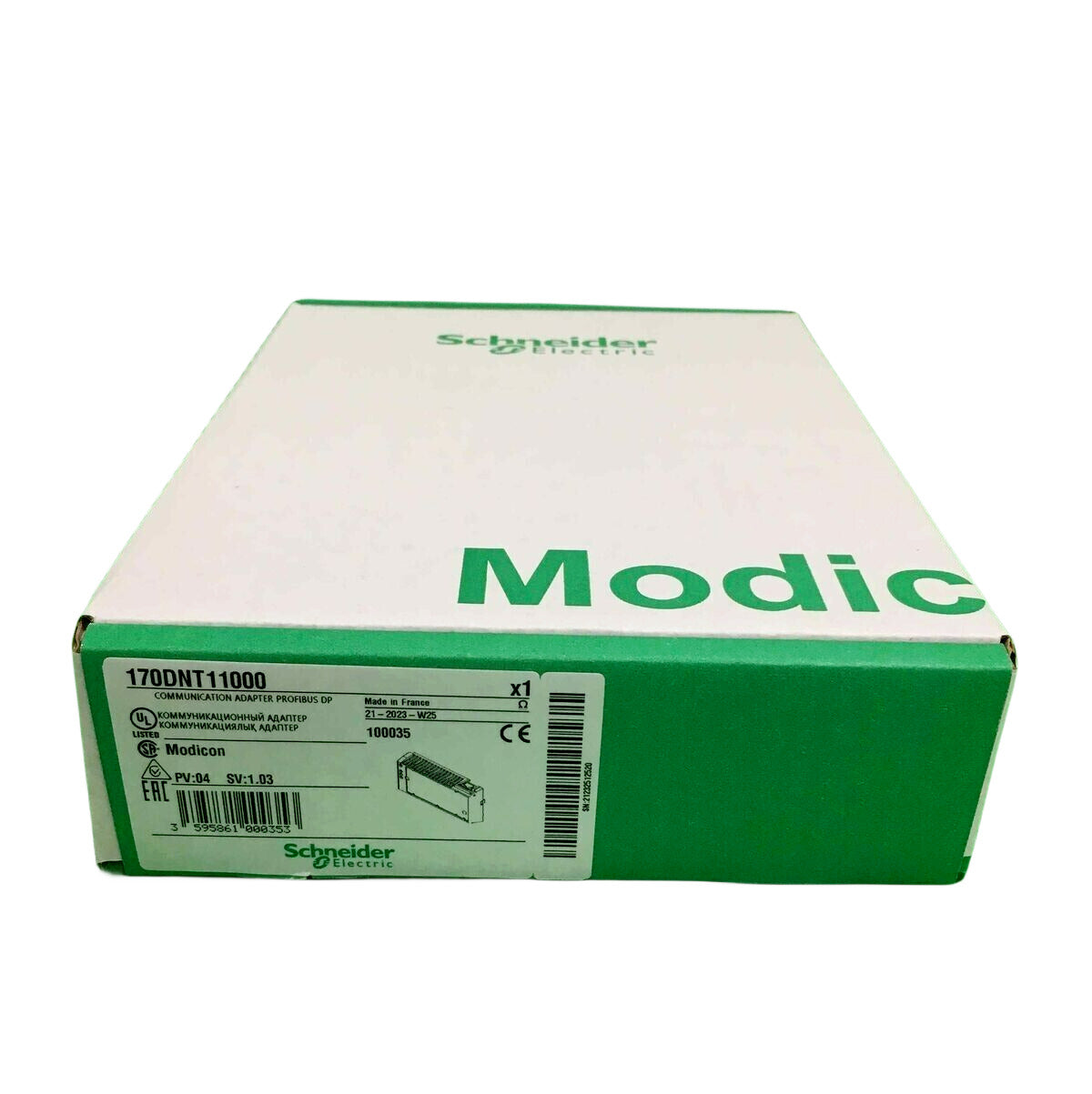 Schneider Electric 170DNT11000 Modicon Communication Adapter, new in box.