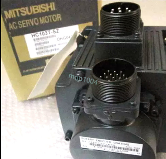 Mitsubishi HC103T-SZ AC Servo Motor, industrial automation part, black